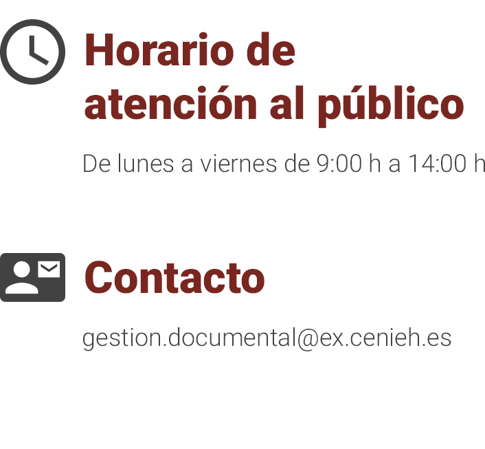 Horario y contacto
