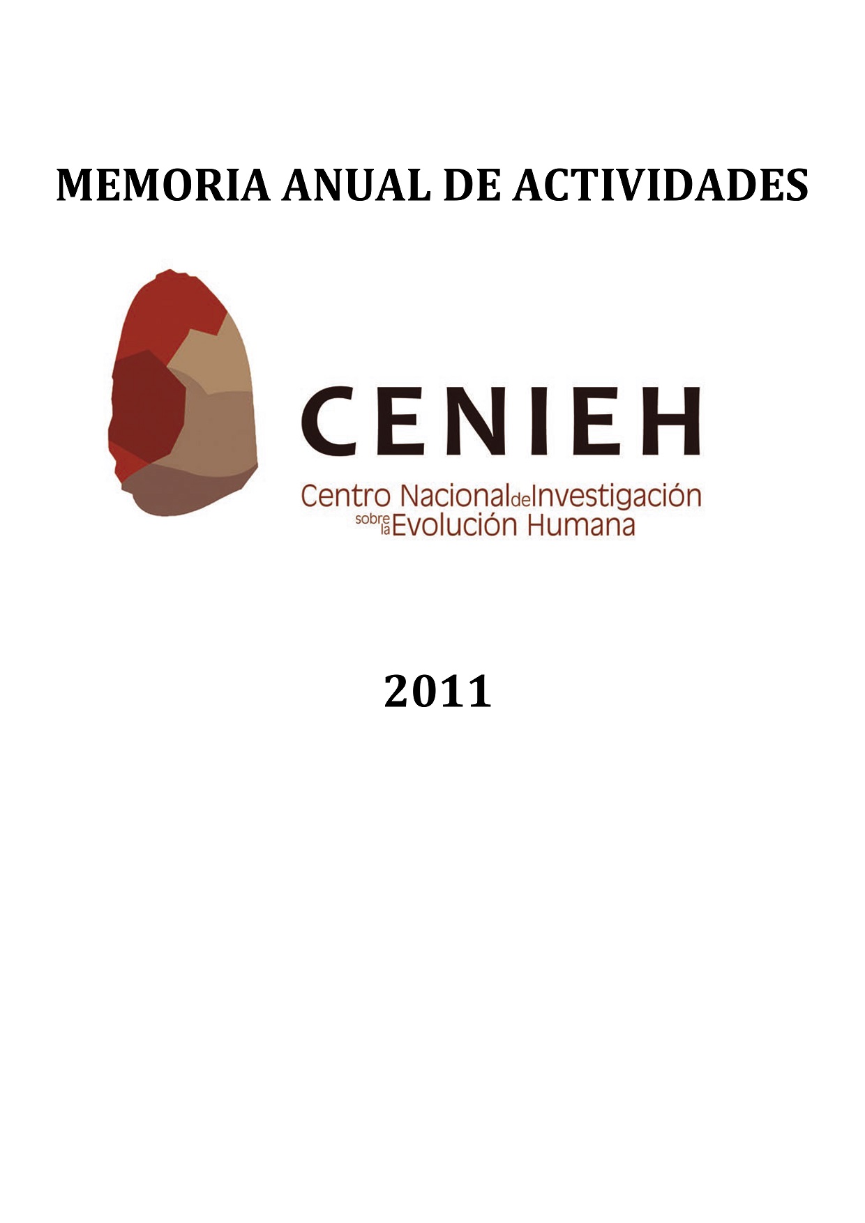 Portada de Memoria 2011