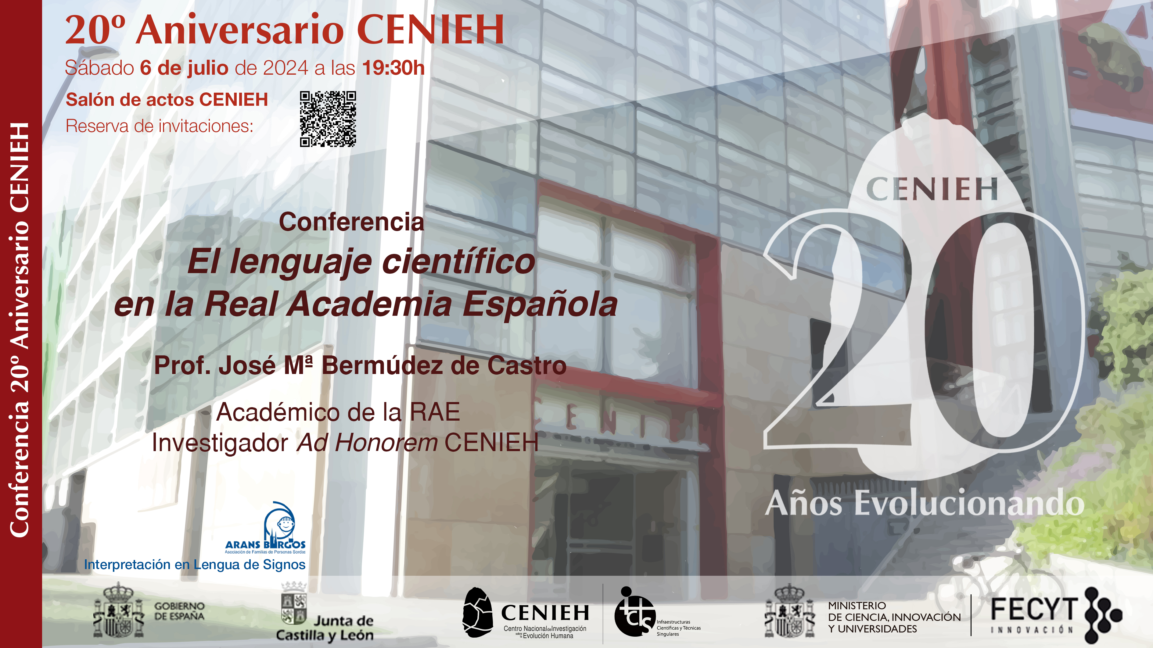 Cartel 20º Aniversario CENIEH