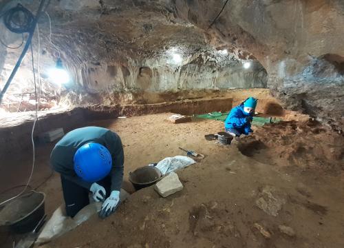 Excavation at the “sector hornacina”/Prado Vargas