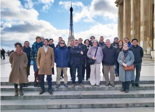 International team in Paris