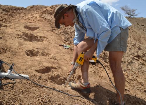 Toma de muestras para datación