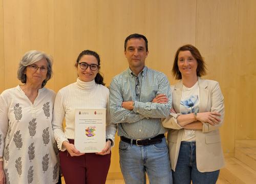 Isabel Hernando y sus directores de tesis