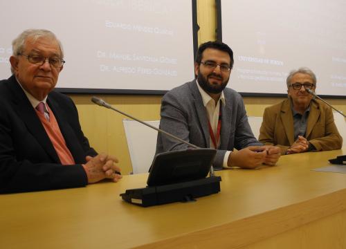 Alfredo Pérez González, Eduardo Méndez y Manuel Santonja