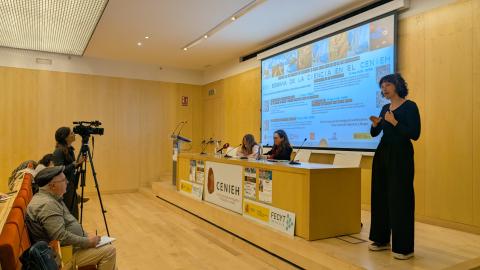 María Martinón Torres y Chitina Moreno-Torres Rodríguez-Contreras persentan la XVI Semana de la Ciencia/UCC+I CENIEH