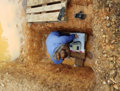 Toman de las medidas in situ en Revilleja de Valparaíso en diciembre de 2021
