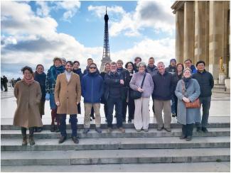 International team in Paris