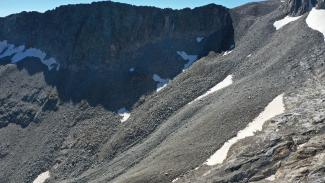 Foto El glaciar rocoso pirenaico de La Paúl se desplaza casi 40 centímetros al año