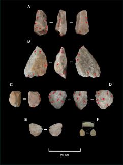 Stone tools from Engaji Nanyori/Mercader et al Stone tools from Engaji Nanyori/Mercader et al