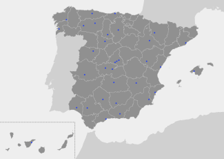 Mapa de la recogida dd dientes en España/Martínez de Pinillos